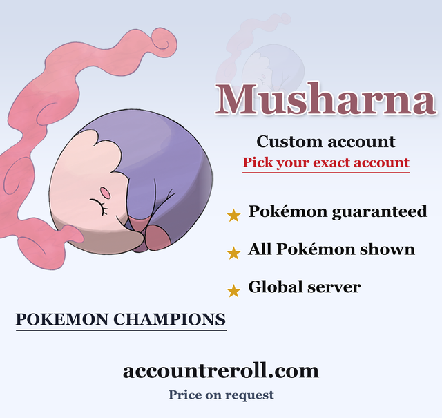 Musharna Pokemon Champions Custom Account