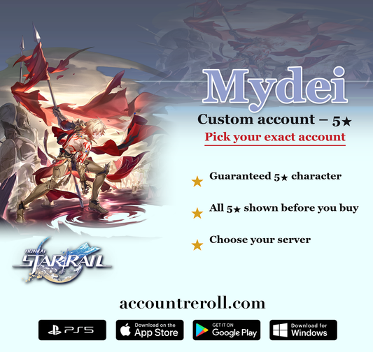 Mydei Honkai Star Rail Custom Account