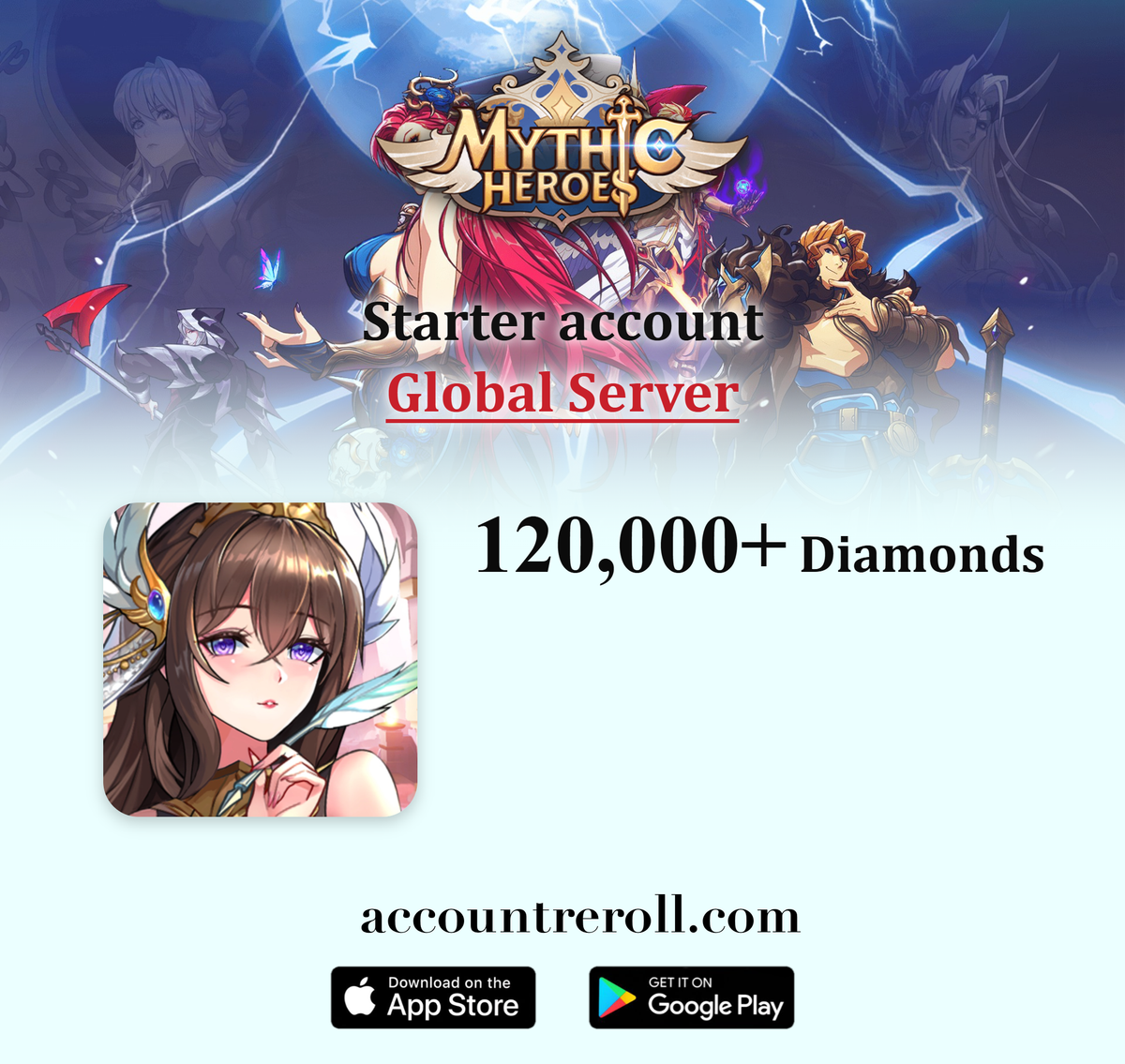 Mythic Heroes: Idle RPG Starter Account [Global]