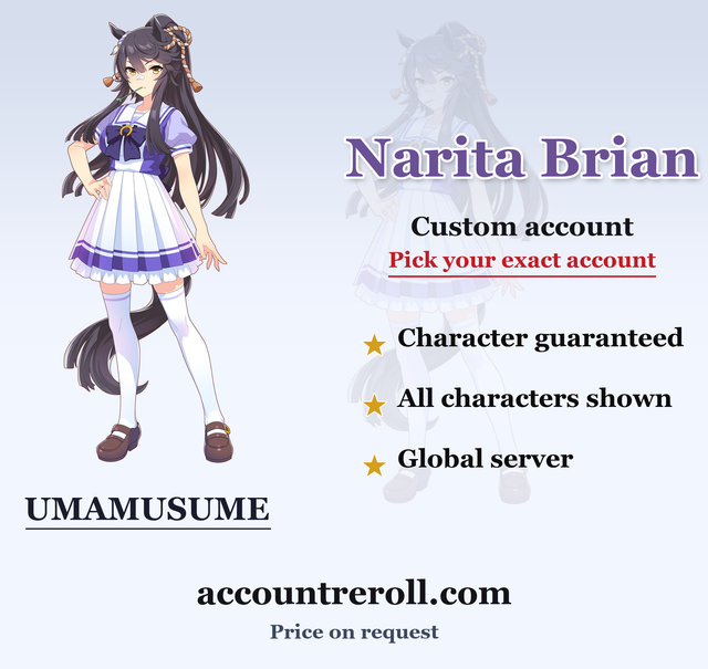 Narita Brian Umamusume Custom Account