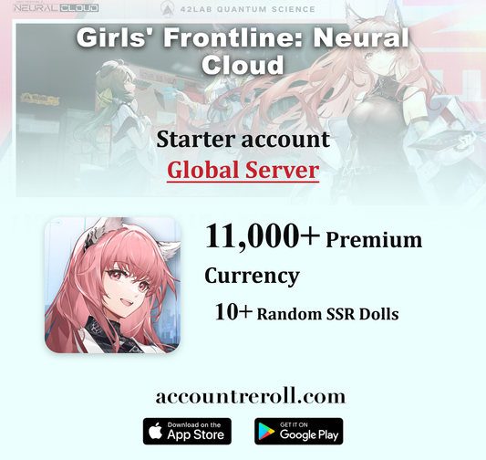 Girls' Frontline: Neural Cloud Starter Account with SSR Dolls [Global]