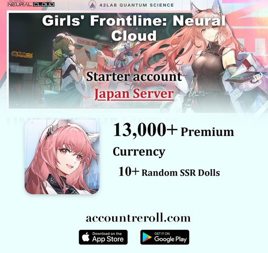 Girls' Frontline: Neural Cloud Starter Account with SSR Dolls [Japan]