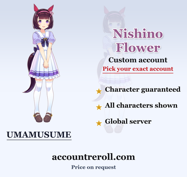 Nishino Flower Umamusume Custom Account