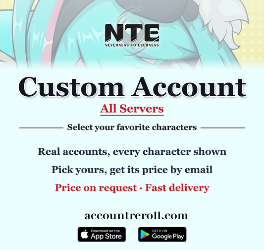 Neverness to Everness Custom Account