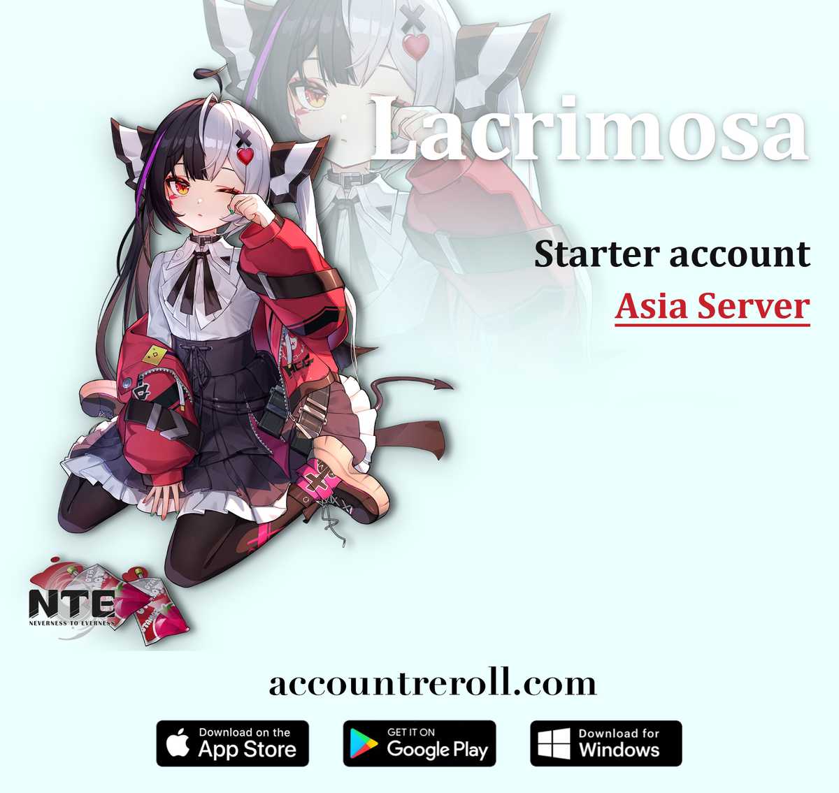 Neverness to Everness Starter Account with Lacrimosa [Asia]
