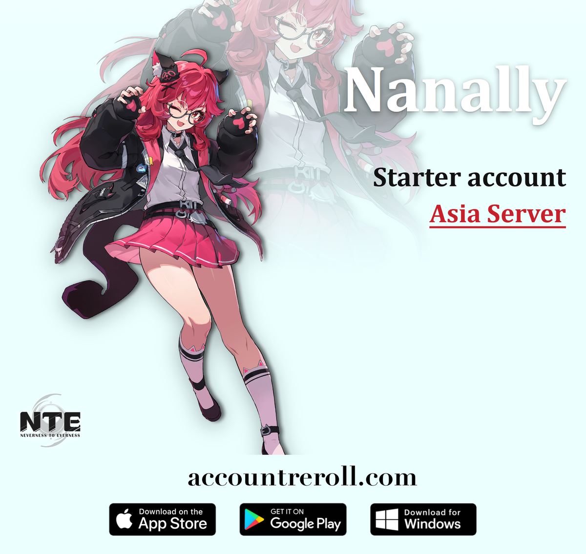 Neverness to Everness Starter Account with Nanally [Asia]
