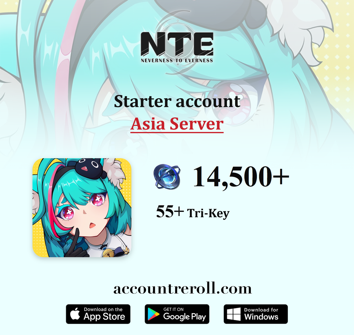 Neverness to Everness Starter Account with Characters and Annulith [Asia]