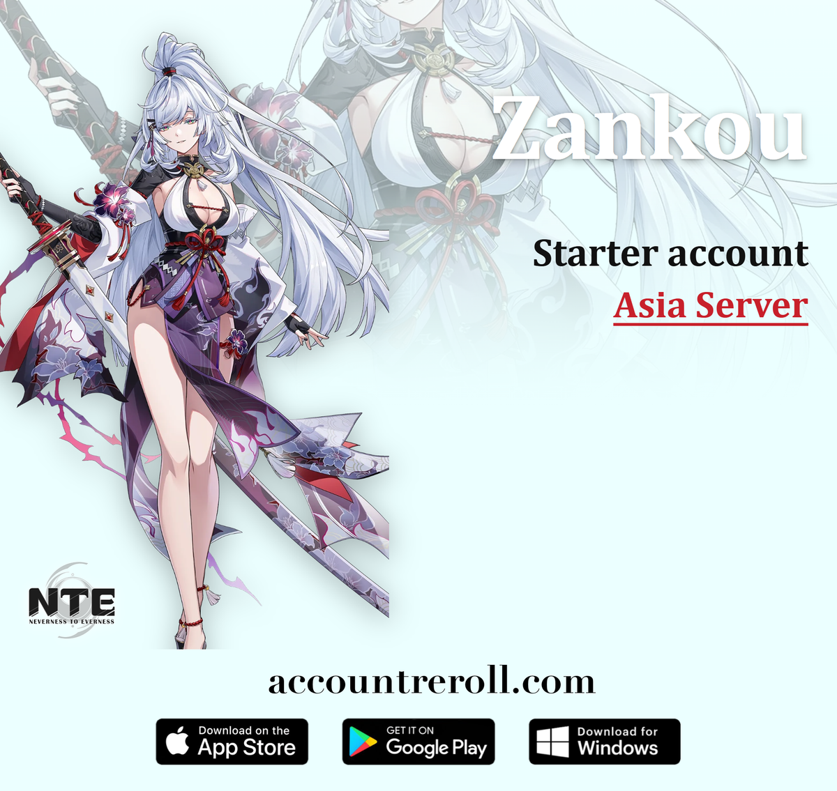 Neverness to Everness Starter Account with Zankou [Asia]
