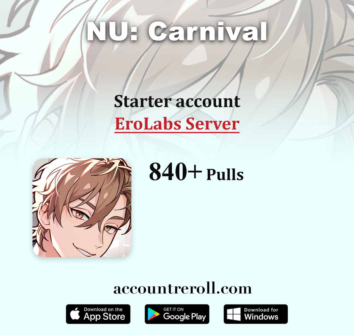 NU: Carnival Starter Account with SSR Characters [EroLabs]