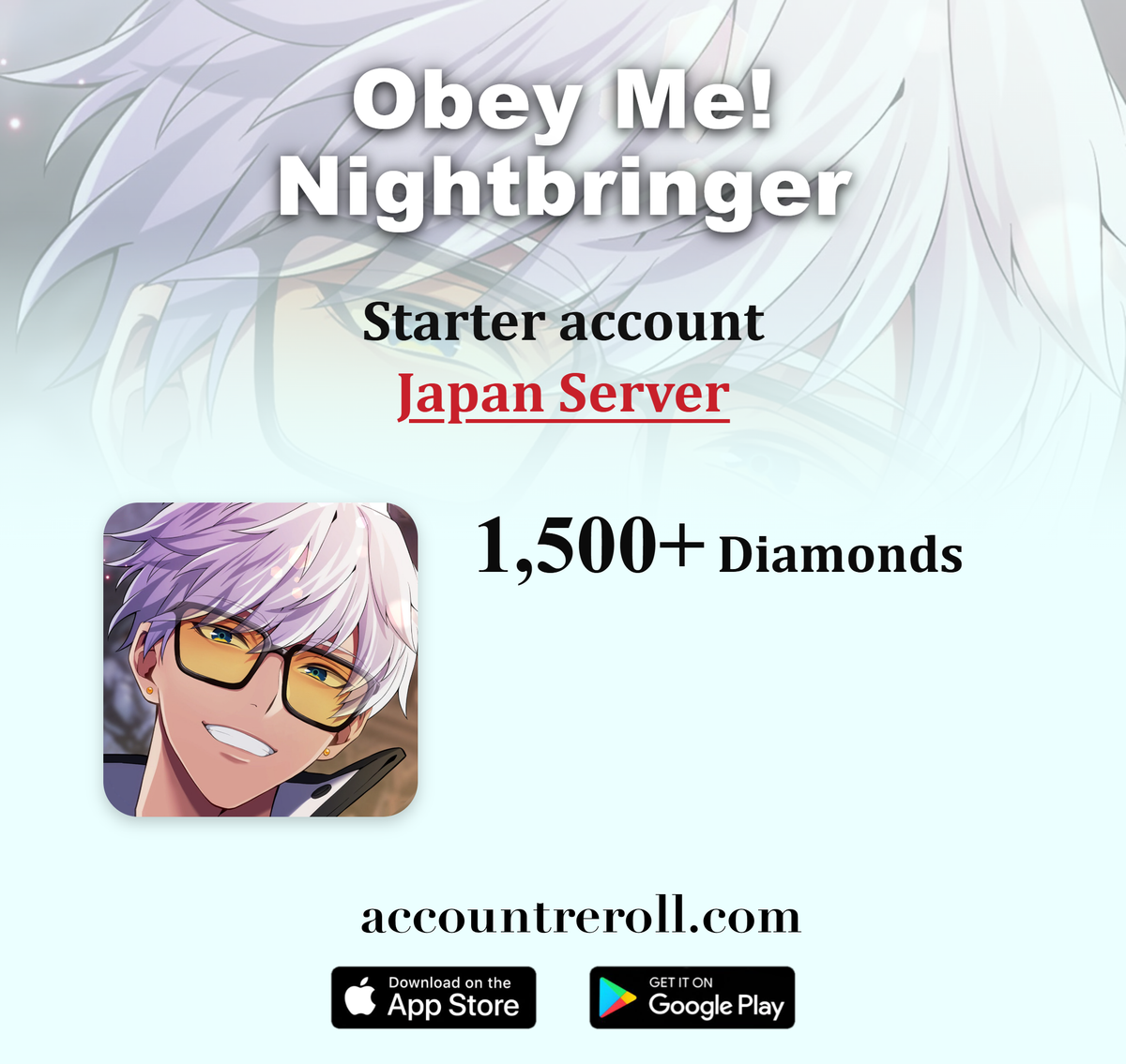 Obey Me! Nightbringer Starter Account with UR Cards [Japan]