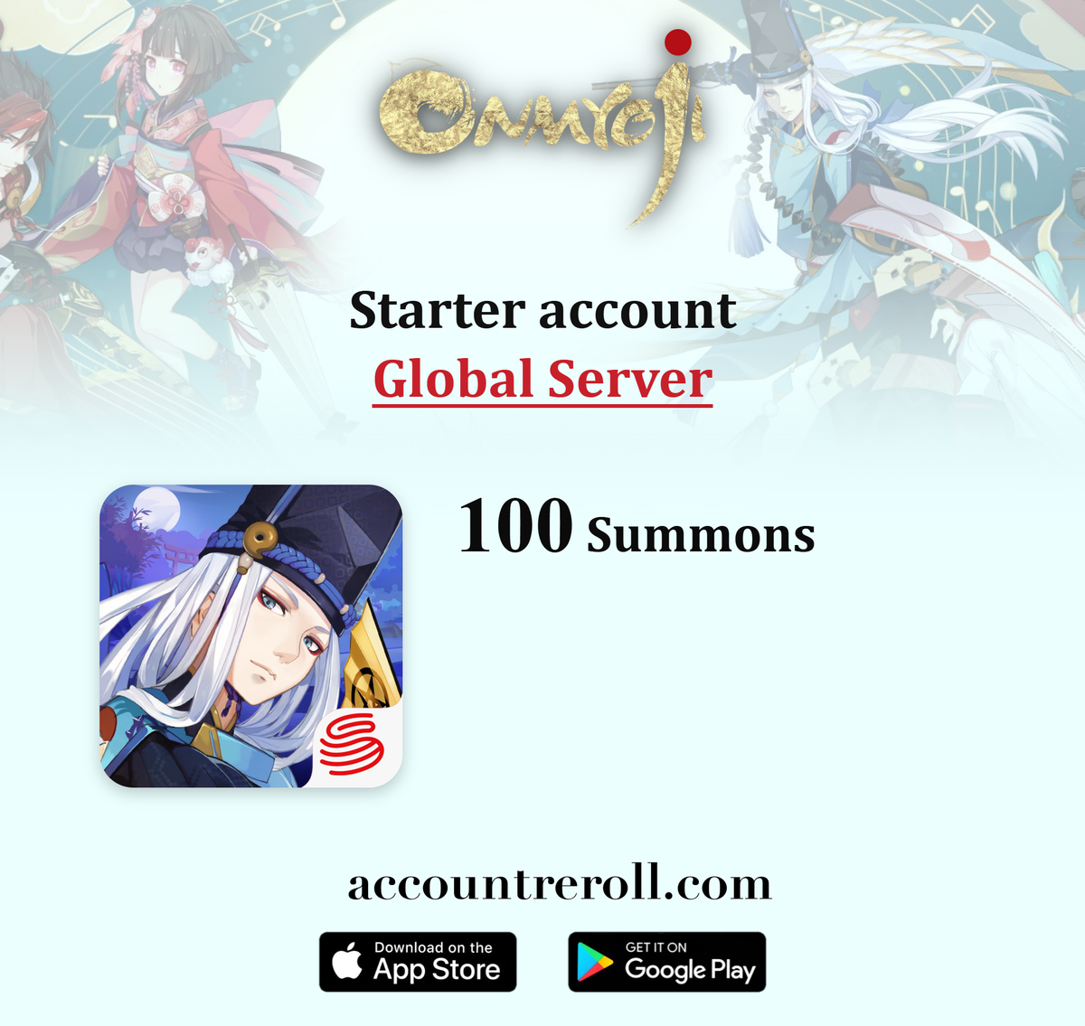 Onmyoji Starter Account with Summons [Global]