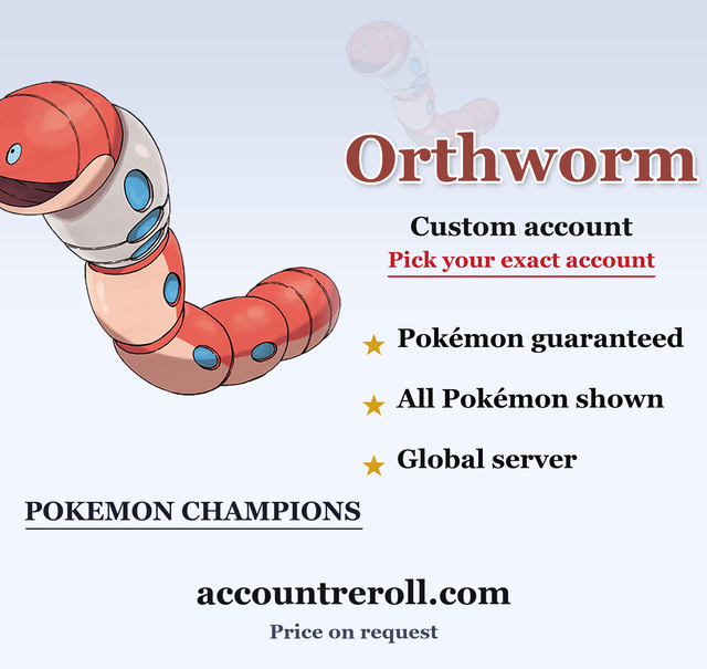 Orthworm Pokemon Champions Custom Account