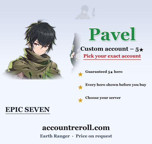 Pavel Epic Seven Custom Account