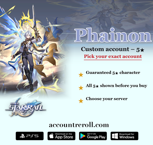 Phainon Honkai Star Rail Custom Account