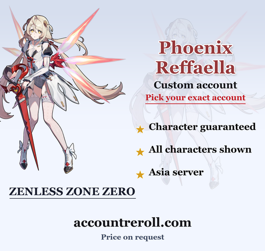 Phoenix Reffaella Zenless Zone Zero Custom Account