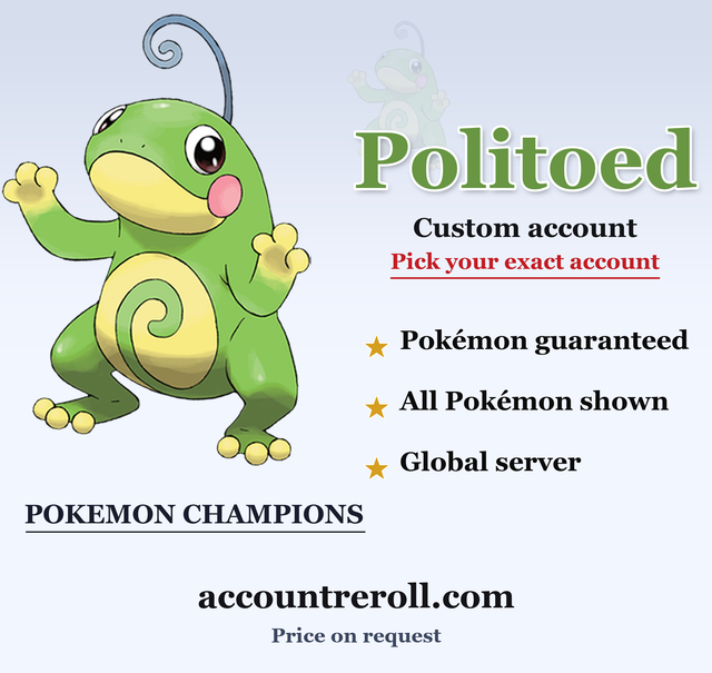Politoed Pokemon Champions Custom Account