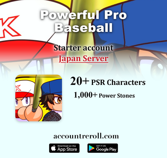 Powerful Pro Baseball Starter Account with PSR Characters [Japan]