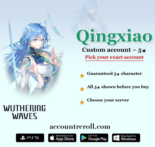 Qingxiao Wuthering Waves Custom Account