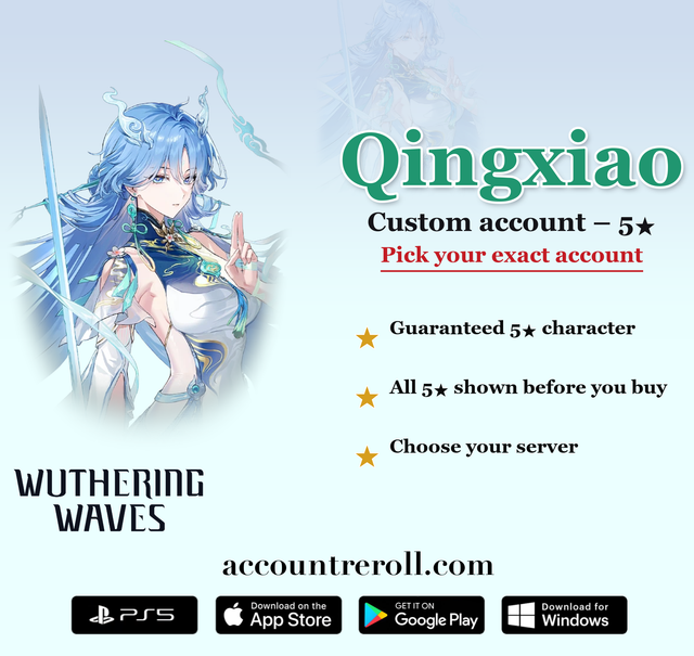 Qingxiao Wuthering Waves Custom Account