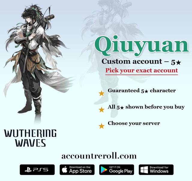 Qiuyuan Wuthering Waves Custom Account