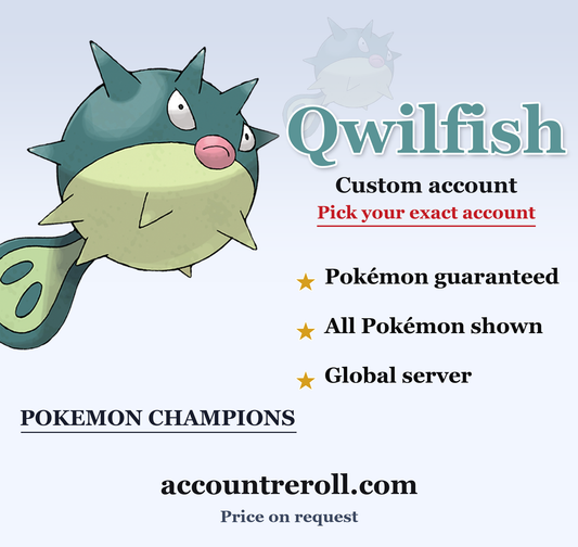 Qwilfish Pokemon Champions Custom Account