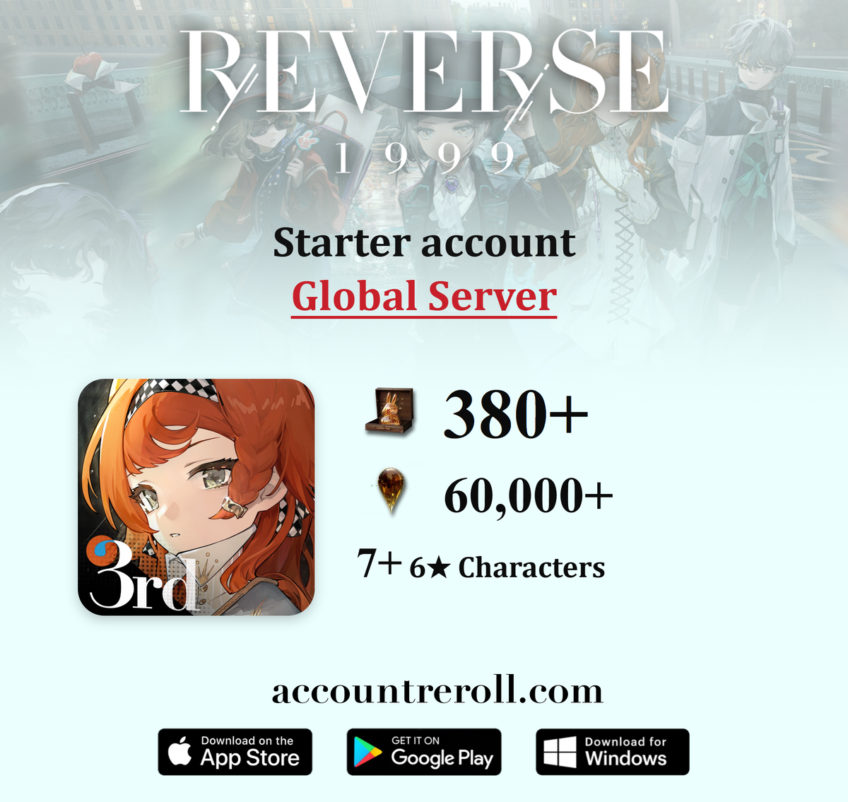 Reverse: 1999 Starter Account with Unilogs [Global]