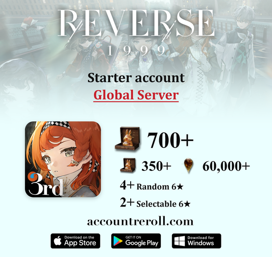 Reverse: 1999 Starter Account with Unilogs [Global]
