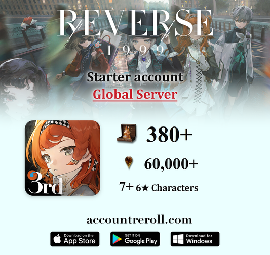 Reverse: 1999 Starter Account with Unilogs [Global]