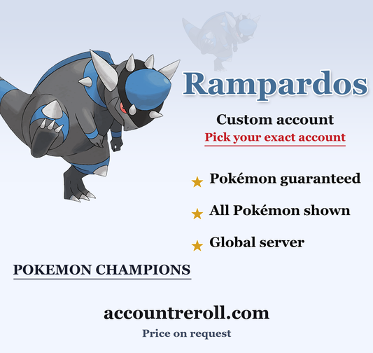 Rampardos Pokemon Champions Custom Account
