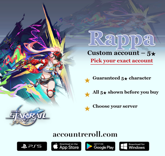 Rappa Honkai Star Rail Custom Account