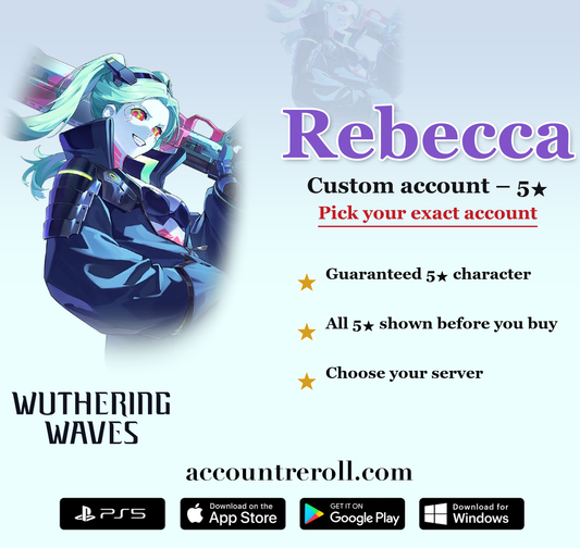 Rebecca Wuthering Waves Custom Account