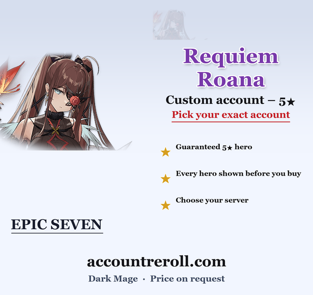 Requiem Roana Epic Seven Custom Account