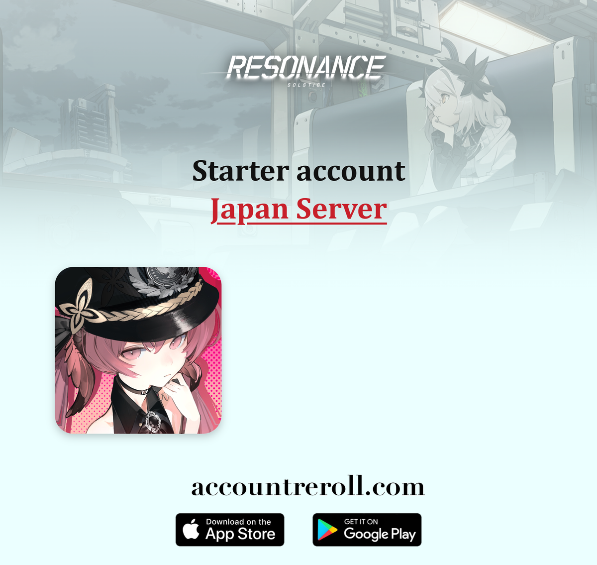 Resonance Solstice Starter Account with SSR Characters [Japan]