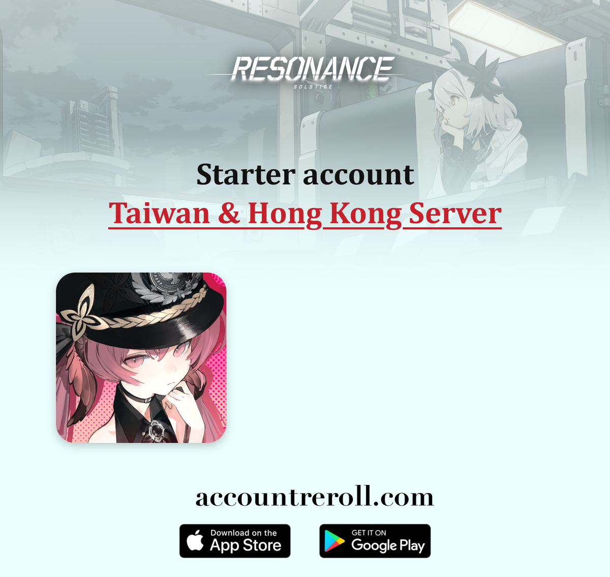 Resonance Solstice Starter Account with SSR Characters [Taiwan & Hong Kong]