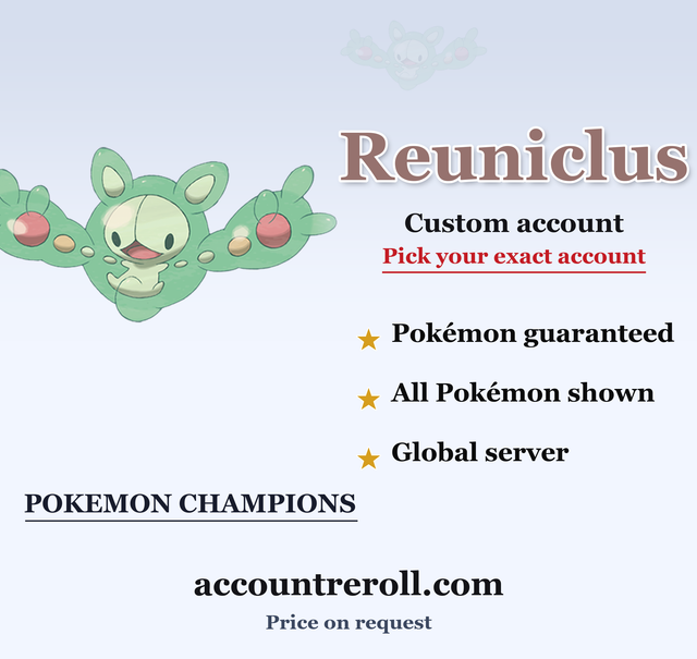 Reuniclus Pokemon Champions Custom Account
