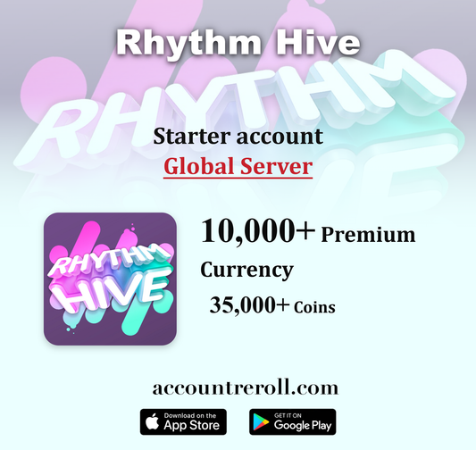 Rhythm Hive Starter Account with Premium Currency [Global]
