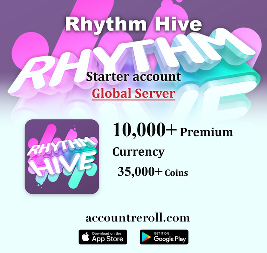 Rhythm Hive Starter Account with Premium Currency [Global]