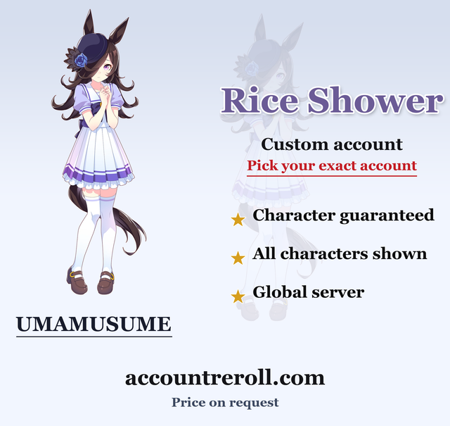 Rice Shower Umamusume Custom Account