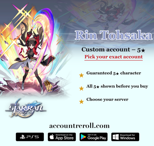 Rin Tohsaka Honkai Star Rail Custom Account