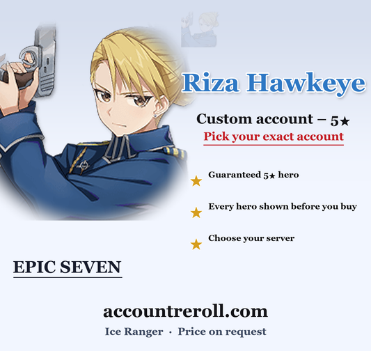 Riza Hawkeye Epic Seven Custom Account