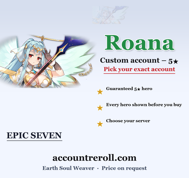 Roana Epic Seven Custom Account