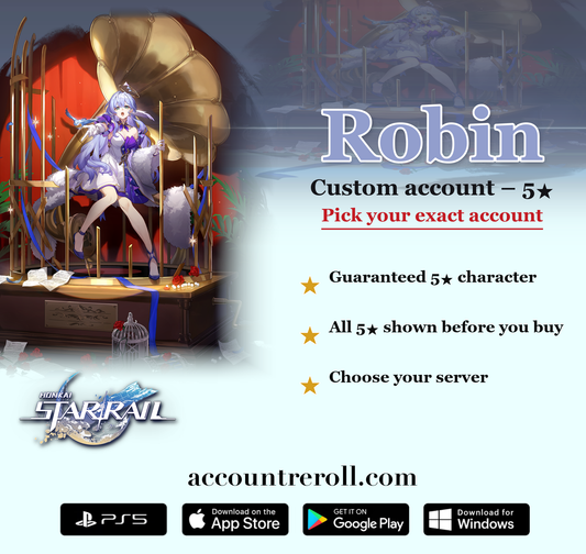 Robin Honkai Star Rail Custom Account