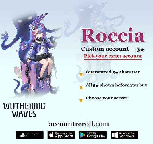 Roccia Wuthering Waves Custom Account