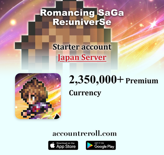 Romancing SaGa Re:univerSe Starter Account with Premium Currency [Japan]