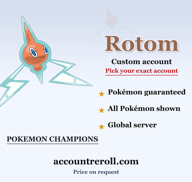 Rotom Pokemon Champions Custom Account