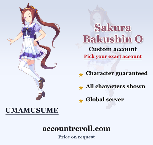 Sakura Bakushin O Umamusume Custom Account