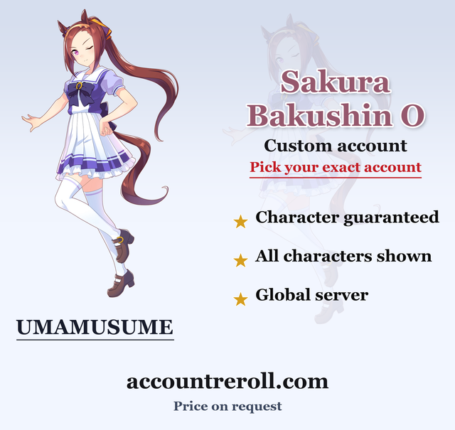 Sakura Bakushin O Umamusume Custom Account