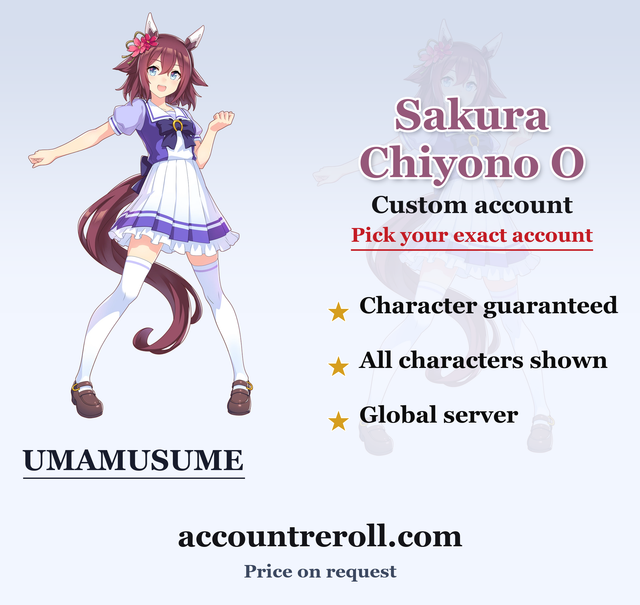 Sakura Chiyono O Umamusume Custom Account