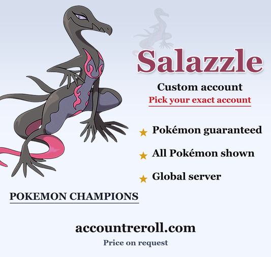 Salazzle Pokemon Champions Custom Account