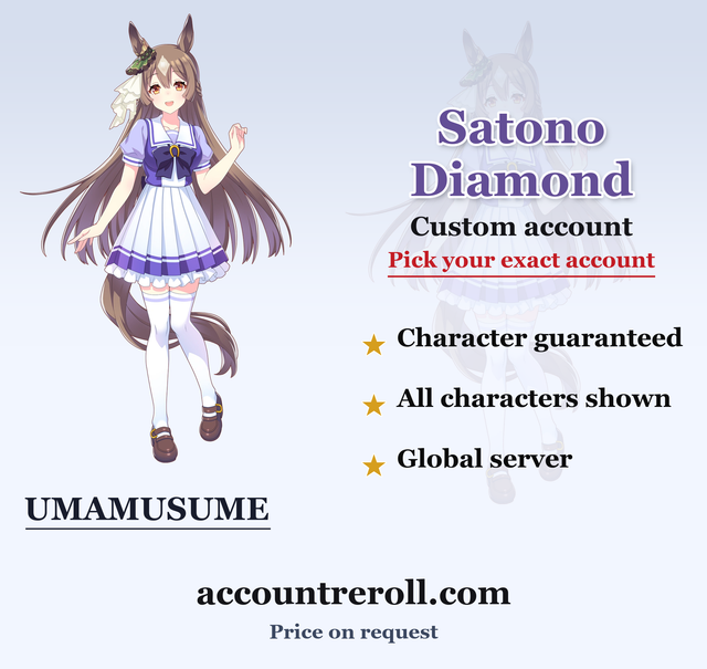 Satono Diamond Umamusume Custom Account